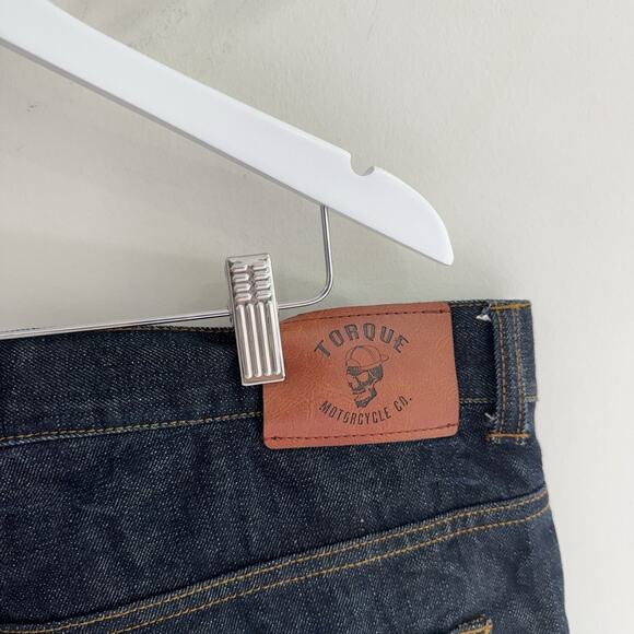 Men’s Torque Straight Leg Relaxed Fit Motorcycle Jeans 36 A.S - Picture 4 of 5